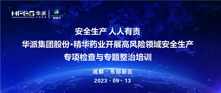 清静生产 人人有责 | 华派集团股份&middot;亿万先生药业开展高风险领域清静生产专项检查与专题整治培训