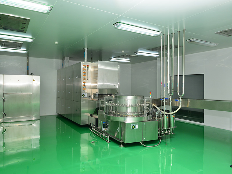 非最终灭菌巨细容量注射剂车间：：洗瓶机 